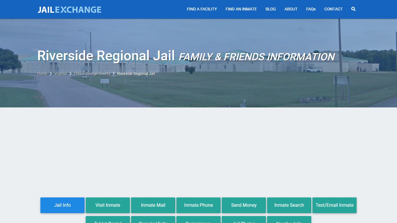 Riverside Regional Jail VA | Booking, Visiting, Calls, Phone